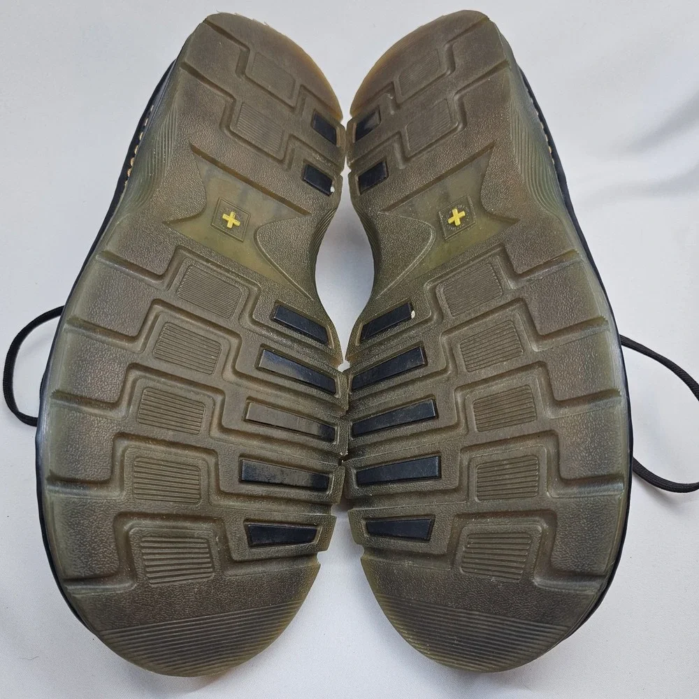 Dr. Martens Ordell Oxford Brown Pebble Leather Mens Size 10 AW004 Shoes Lace Up